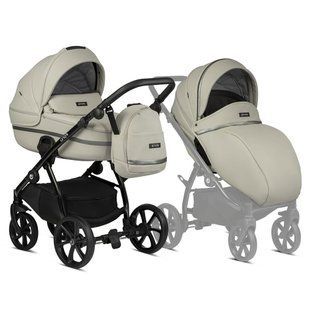 Коляска універсальна TUTIS Uno3 plus LEATHER Black Sezam 000041412 фото