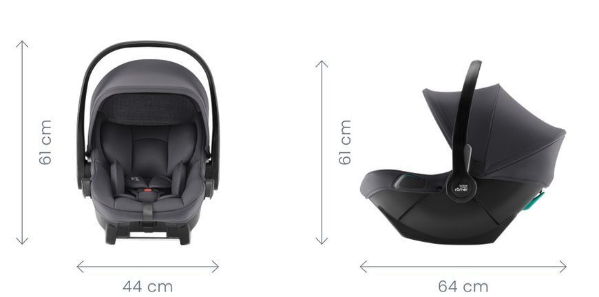 Автокрісло Britax Romer BABY-SAFE CORE (Midnight Grey) 2000038430 фото