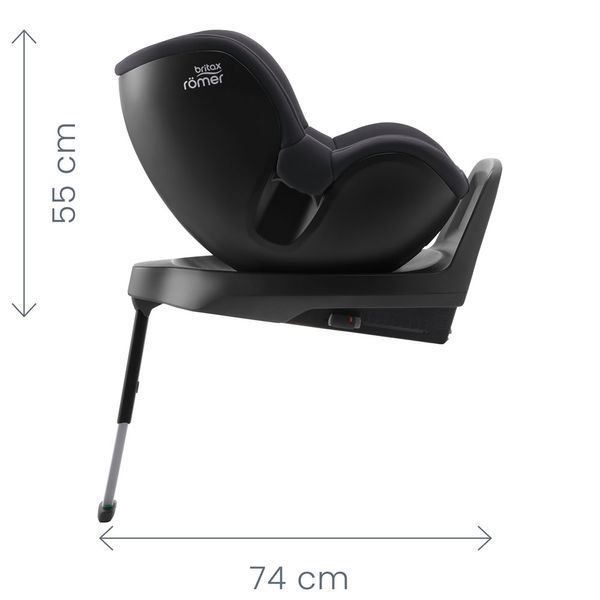 Автокрiсло Britax Romer Dualfix M Plus (Midnight Grey) 2000036889 фото