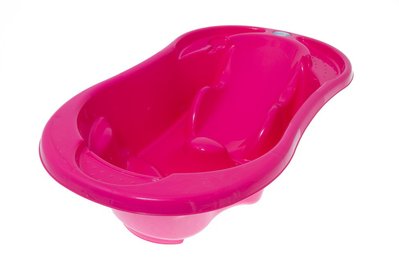 Ванночка Tega Komfort с терм-ом и сливом анатомическая TG-011 pink paste 47754 фото