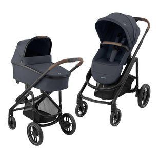 Коляска універсальна 2 в 1 MAXI-COSI Plaza Plus Essential Graphite 000033863 фото