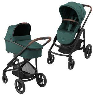 Коляска універсальна 2 в 1 MAXI-COSI Plaza Plus Essential Green 000034616 фото
