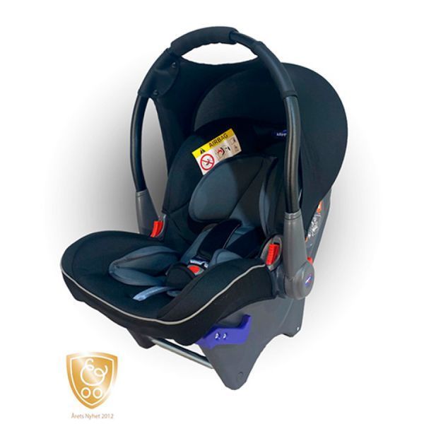 Автокрісло Klippan Dinofix Black&Grey з базою 140-10-050 фото