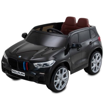 Детский электромобиль Rollplay двухмесный BMW X5M - чорный (лицензия BMW) 7290113213326 фото