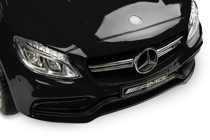 Машинка для катания Caretero (Toyz) Mercedes AMG C63 с родительской ручкой Black 1799060543 фото