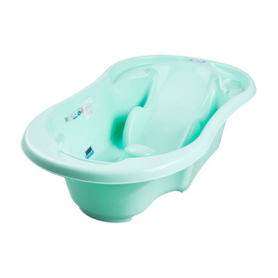 Ванночка Tega Komfort с терм-ом и сливом анатомическая TG-011 light green paste 48527 фото