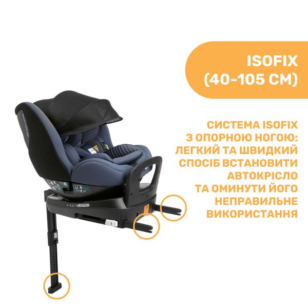 Автомобільне сидіння Seat3Fit Air i-Size, гр. 0+/1/2, кол.87 79879.87 фото