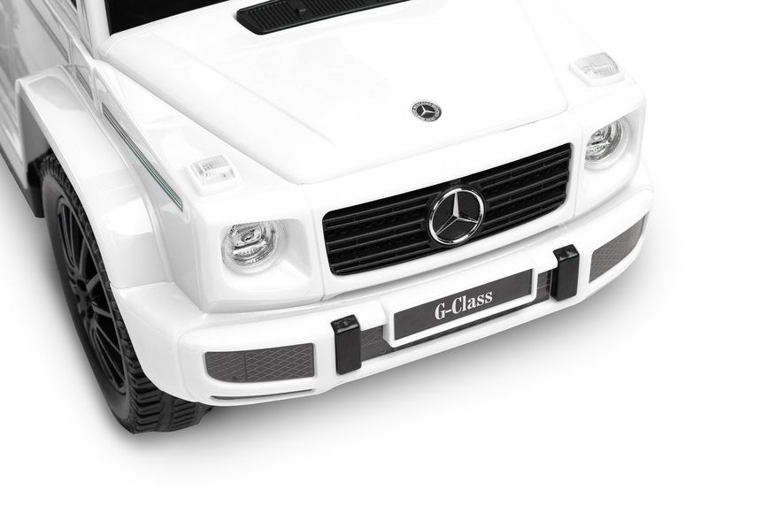 Машинка для катания Caretero (Toyz) Mercedes G350 D с родительской ручкой White 1799455335 фото