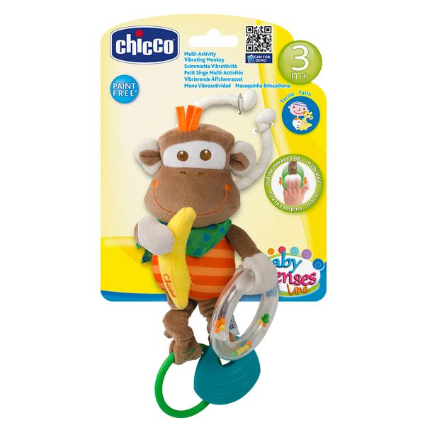 Іграшка-брязкальце Chicco "Мавпа" 00907.00 фото