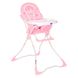 Стільчик для годування Lorelli MARCEL (pink hearts) 49087 фото 1