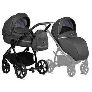 Коляска універсальна TUTIS Uno3 plus LEATHER Licorice 000041410 фото
