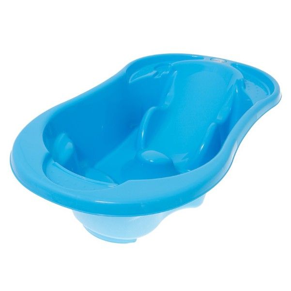 Ванночка Tega Komfort с терм-ом и сливом анатомическая TG-011 blue 50103 фото