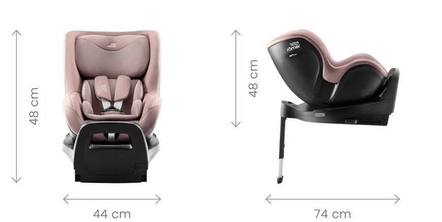 Автокрісло Britax Romer DUALFIX PRO Style (Dusty Rose) 2000040885 фото